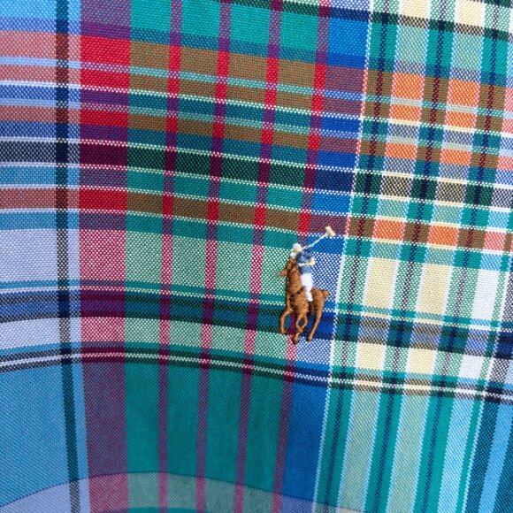 Ralph Lauren Blue Label Men's Vibrant Plaid Shirt - Picture 5 of 13